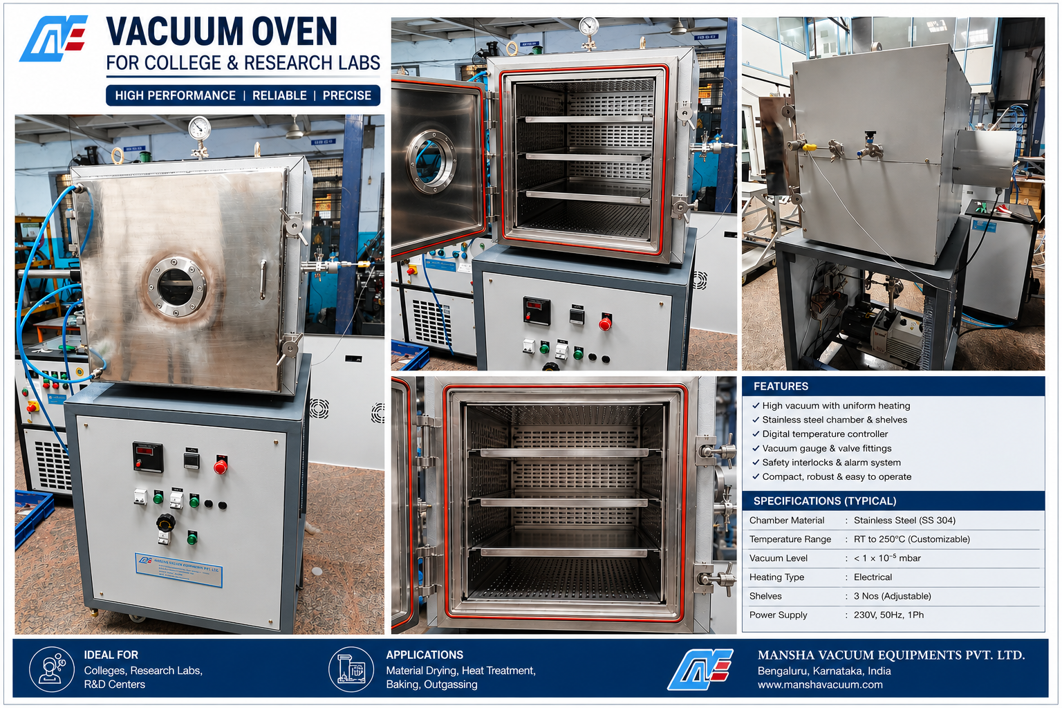Vacuum Oven / Vacuum Dryer